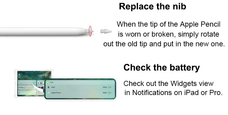 For Apple Pencil Pro 1st 2nd USB-C Stylus Pen With Magnetic Charging Power Display for iPad Pro M2 M4 mini iOS Tablet Touch Pens