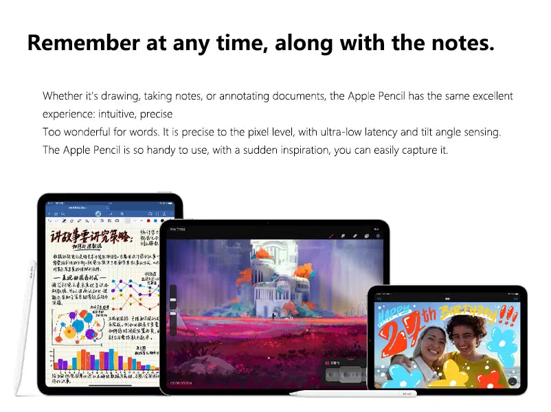 For Apple Pencil Pro 1st 2nd USB-C Stylus Pen With Magnetic Charging Power Display for iPad Pro M2 M4 mini iOS Tablet Touch Pens